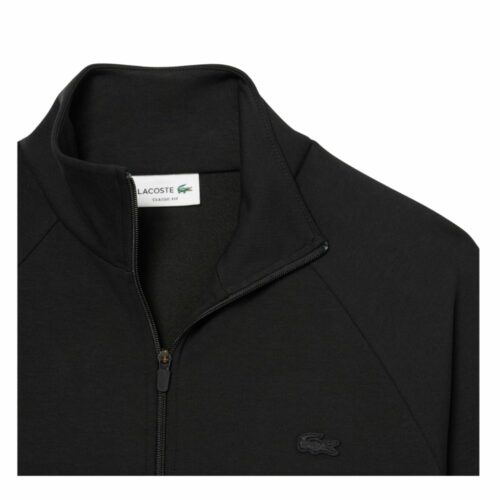 LACOSTE sweatshirt zippé noir