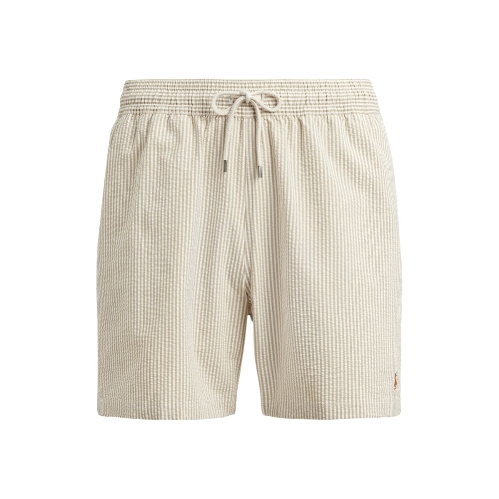 short de bain ralph lauren rayé beige chez sport aventure à Orange