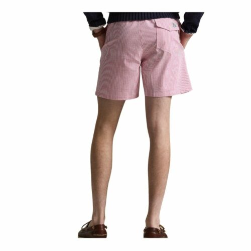 RALPH LAUREN short de bain rayé pink