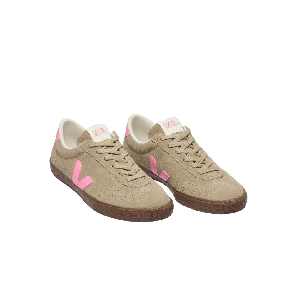 chaussures veja volley suede taupe rose chez sport aventure à Orange