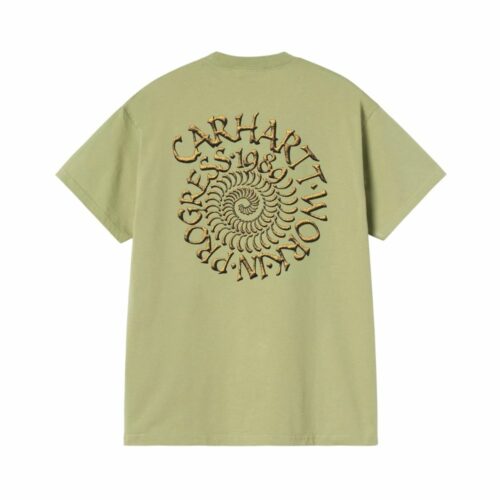 CARHARTT WIP spirals t-shirt green