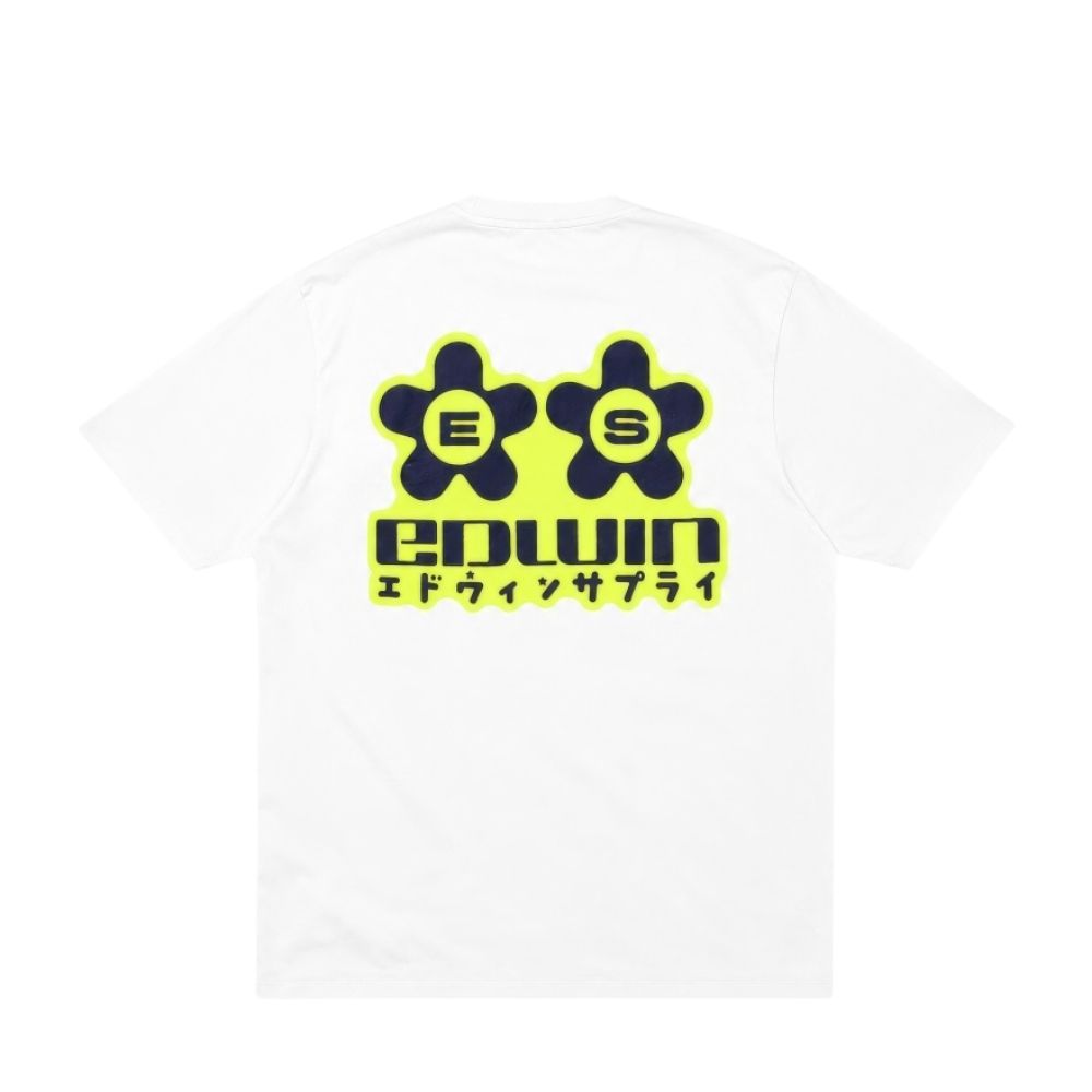 Edwin t-shirt sakura noir jaune , black chez sport aventure à Orange