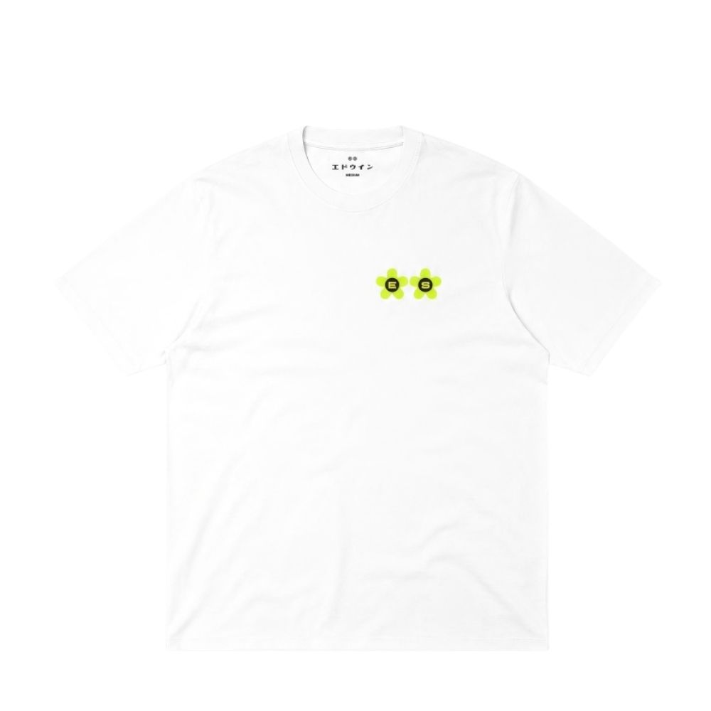 Edwin t-shirt sakura Blanc jaune , white chez sport aventure à Orange