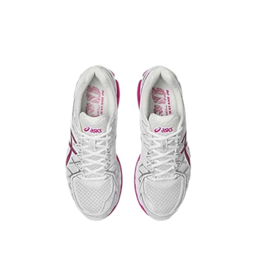 chaussures ASICS gel kayano white pink chez sport aventure à Orange