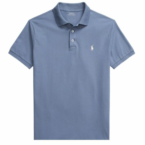 RALPH LAUREN Polo stretch custom fit capri blue