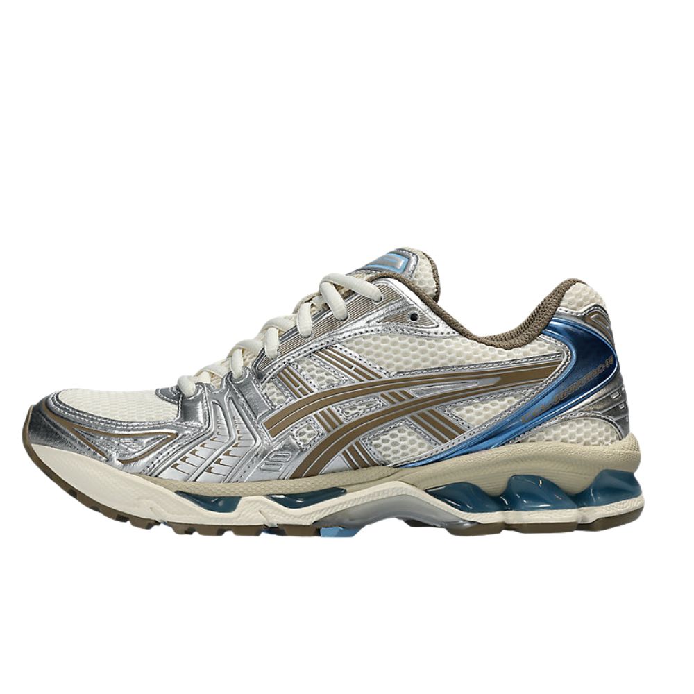 chaussures Asics gel kayano 14 cream pepper blue chez sport aventure à Orange