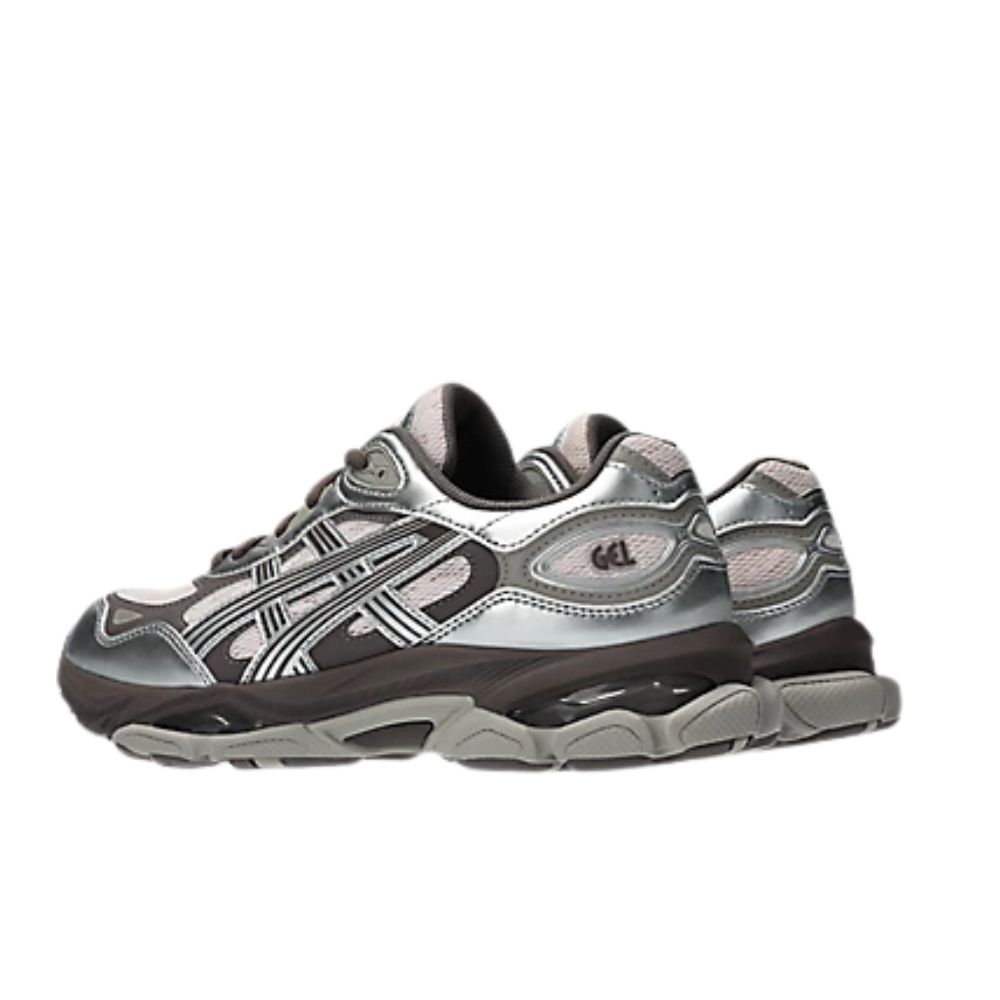 chaussures femme asics marron rose NYC 2.0 sneakers asics nyc 2.0