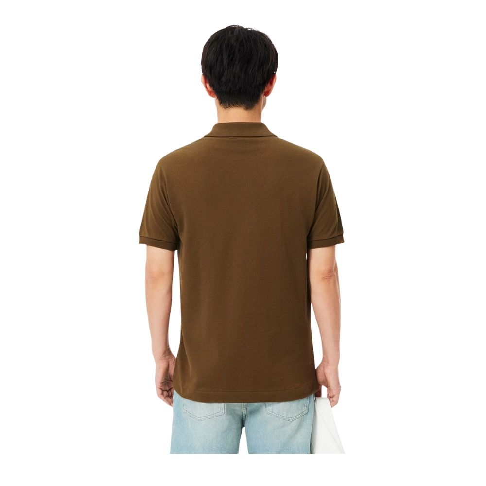 polo classique Lacoste L1212 marron chez sport aventure à OPrange