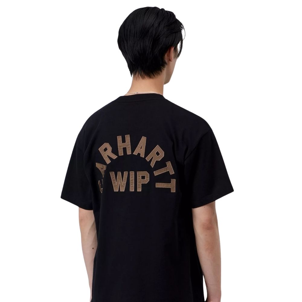 CARHARTT WIP t-shirt arch script black noir chez sport aventure à Orange