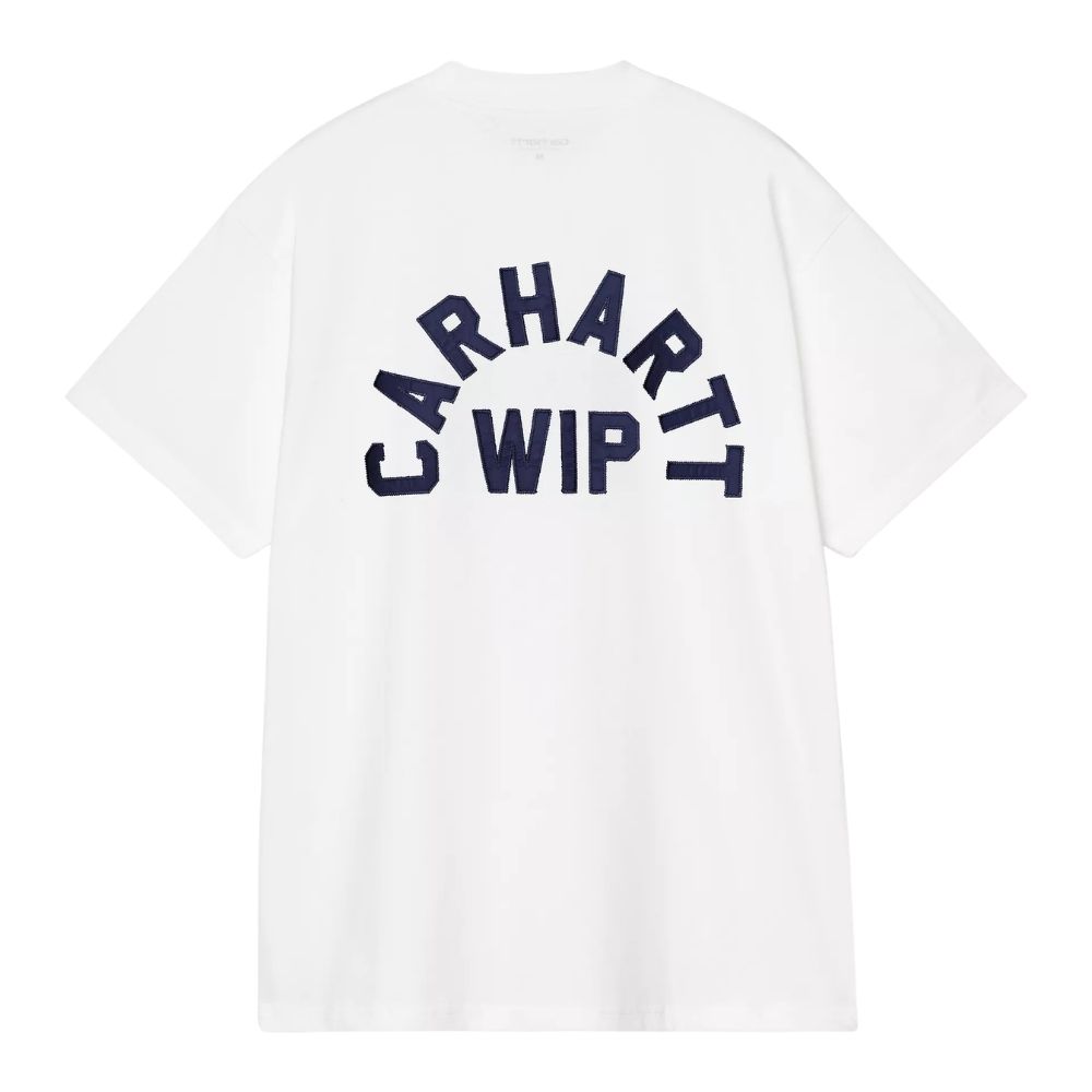 CARHARTT WIP t-shirt arch script blanc white chez sport aventure à Orange
