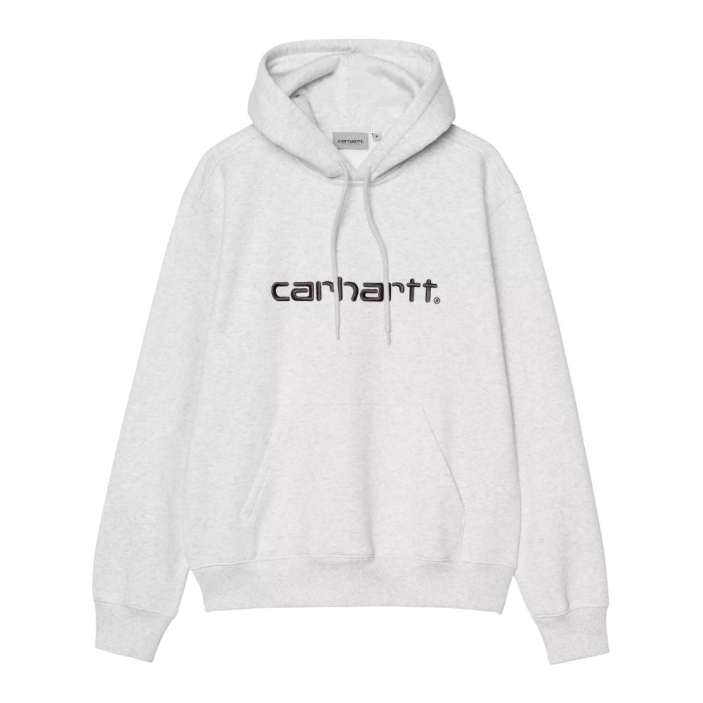 SWEAT CARHARTT GRIS CHINE ash heather a capuche chez sport aventure à Orange