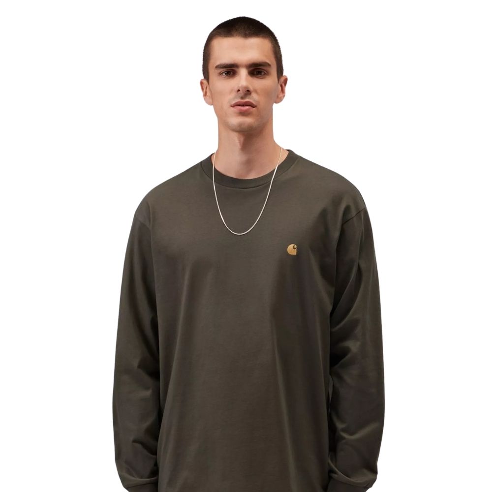 t-shirt manches longues carhartt shungite chez sport aventure à Orange