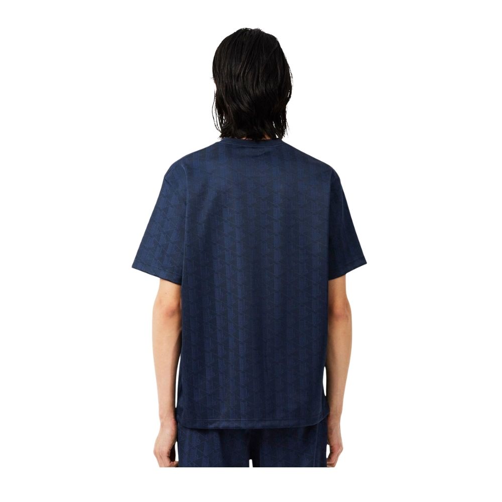 t-shirt lacoste monogramme marine chez sport aventure à Orange