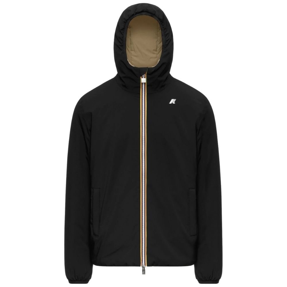 blouson k-way jack warm black reversible beige chez sport aventure à Orange