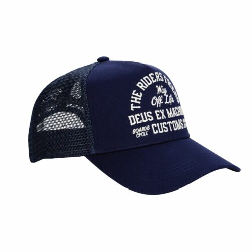 DEUS Casquette Shook trucker blue