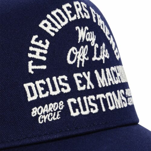 DEUS Casquette Shook trucker blue