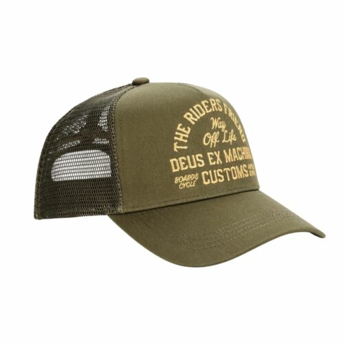 DEUS Casquette Shook trucker olive