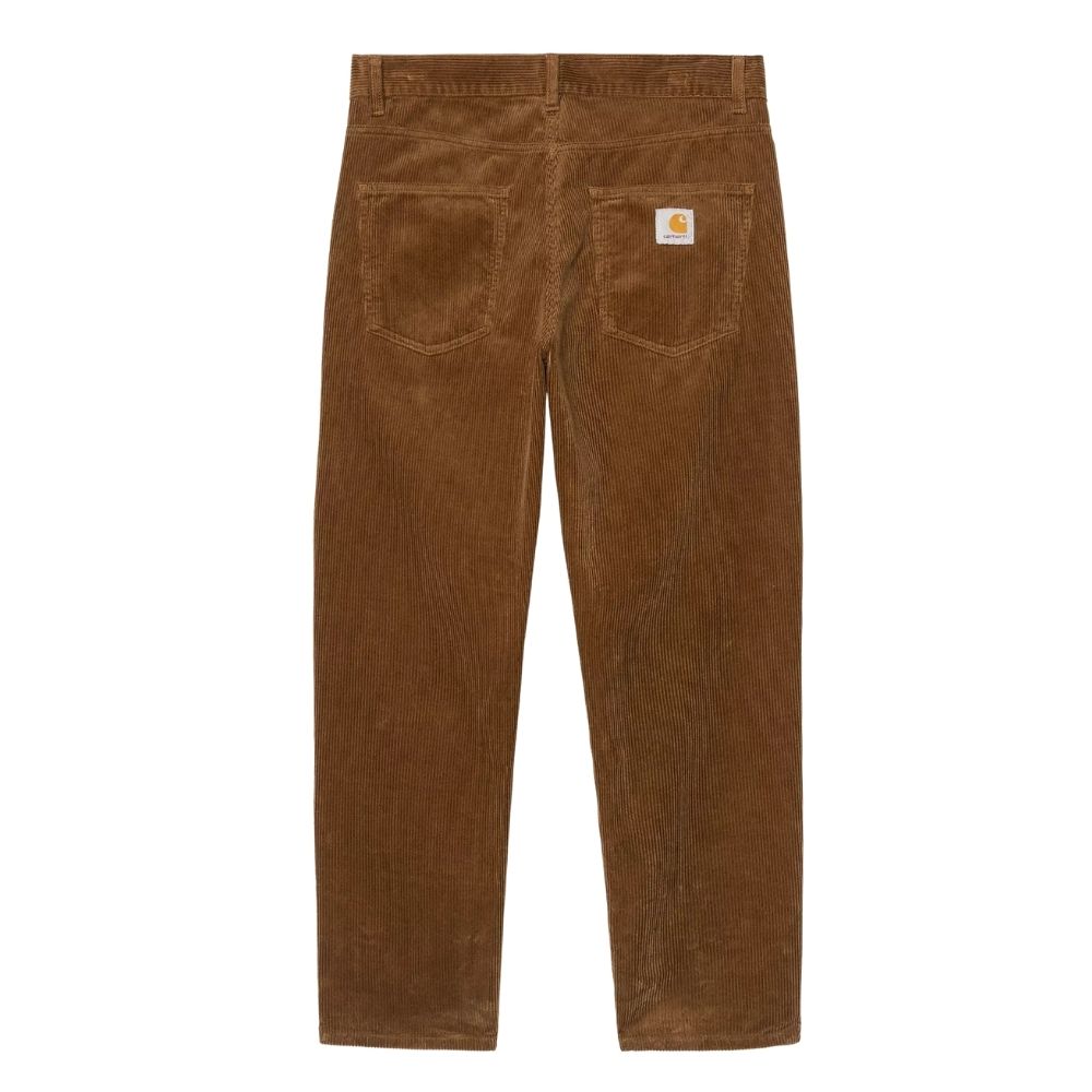 pantalon velours carhartt wip newel pant brown chez sport aventure à Orange