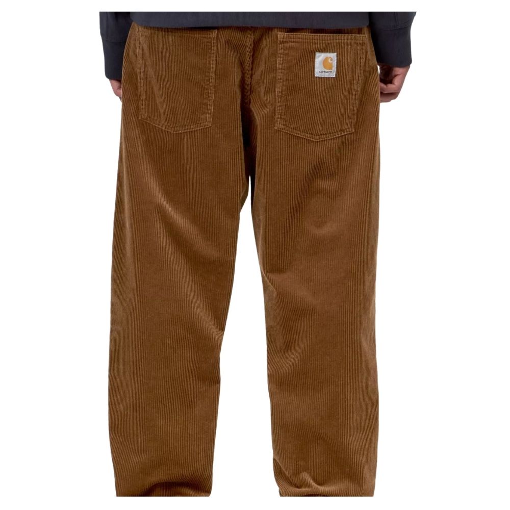 pantalon velours carhartt wip newel pant brown chez sport aventure à Orange