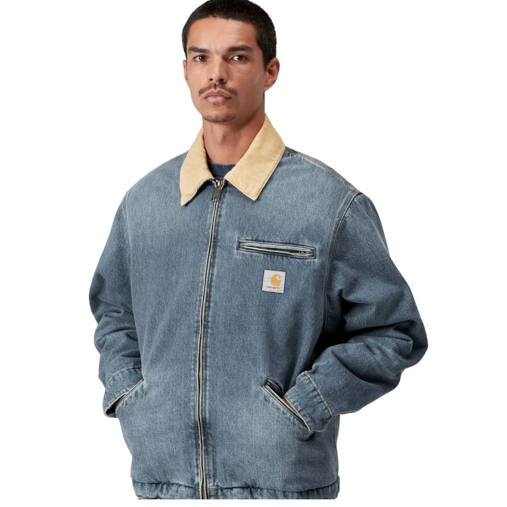 veste en jean carhartt wip detroit brown chez sport aventure à Orange