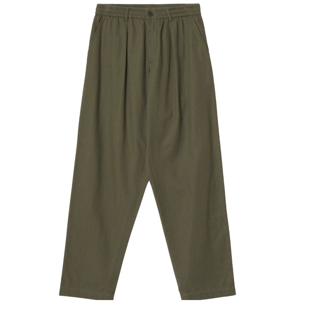 pantalon pleated track universal works vert olive plissé chez sport aventure à Orange