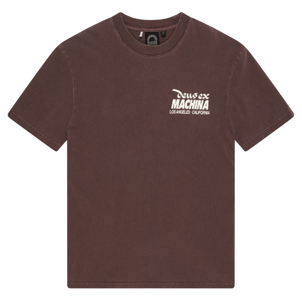 primo tee deus ex machina, t-shirt primo surf brown chez sport aventure à Orange