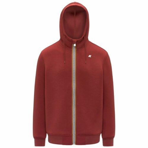 K-WAY Sweat zippé Rainer spacer red chili