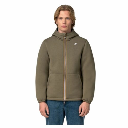 K-WAY Jack Spacer nylon double blue/army réversible