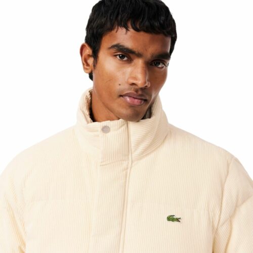 LACOSTE Doudoune velours écru en duvet