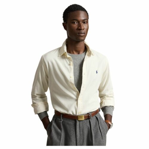 RALPH LAUREN Chemise velours cream