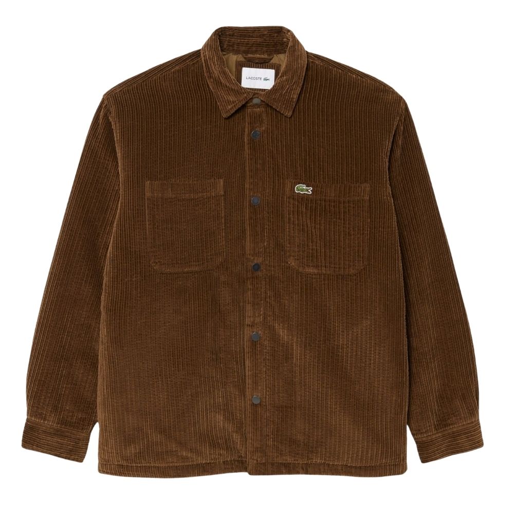 SURCHEMISE VELOURS lacoste marron ch8840 chez sport aventure à Orange