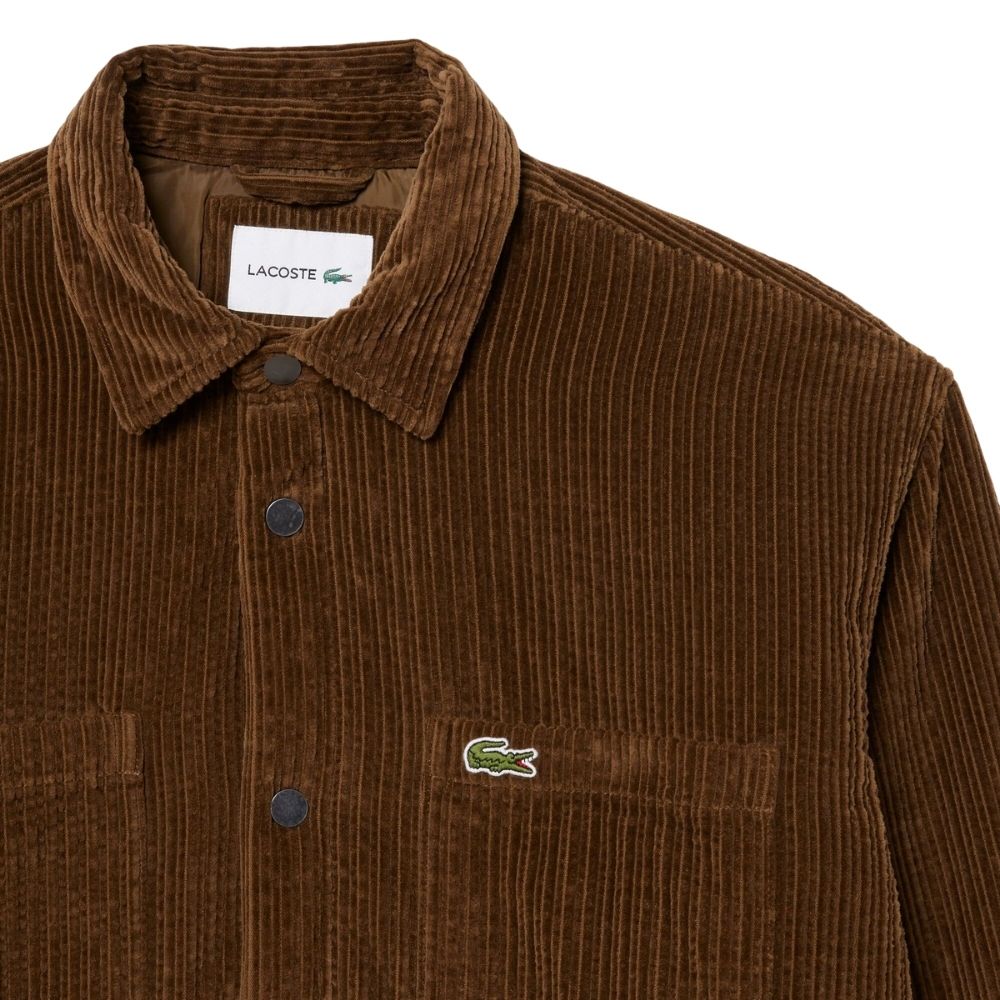 SURCHEMISE VELOURS lacoste marron ch8840 chez sport aventure à Orange