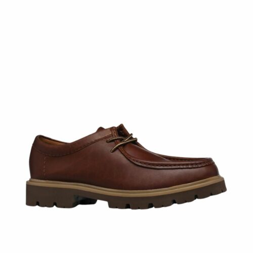 CLARKS Cleyhill brown en cuir