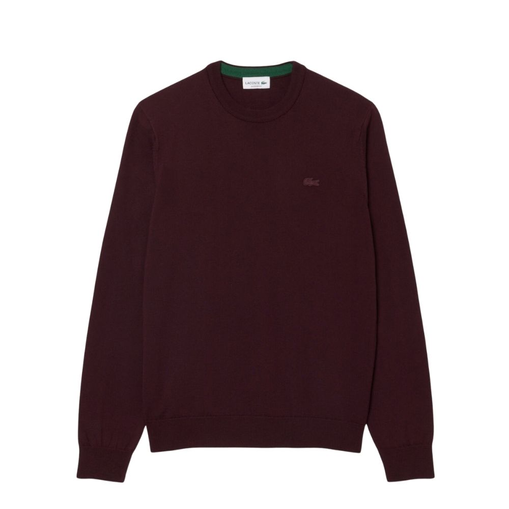 pull en laine mérinos lacoste AH1969 OXAL BORDEAUX CHEZ SPORT AVENTURE à oRANGE