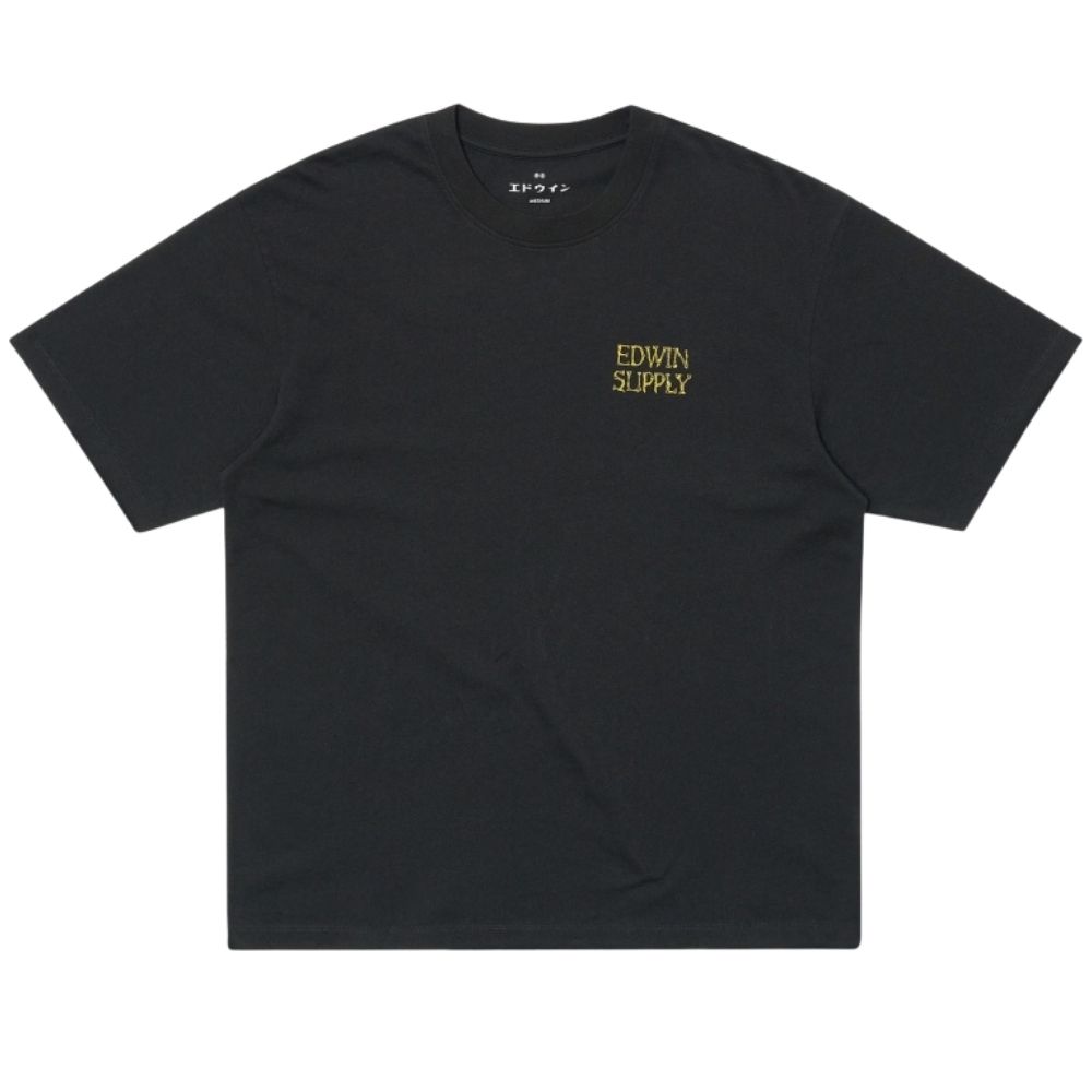 T-shirt Edwin synthetic tee black pour homme en coton chez sport aventure à Orange