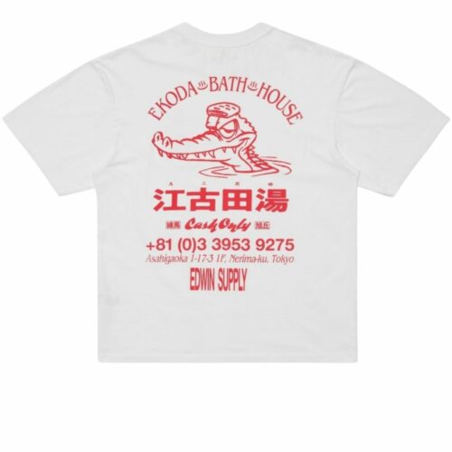 EDWIN T-shirt Ekoda white