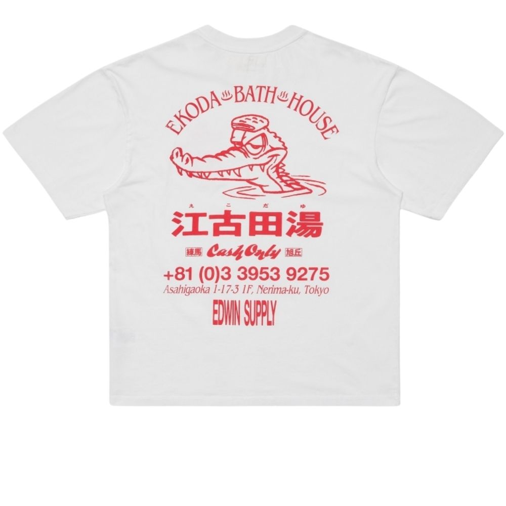 T-SHIRT EKODA WHITE eDWIN T-SHIRT HOMME chez sport aventure à Orange