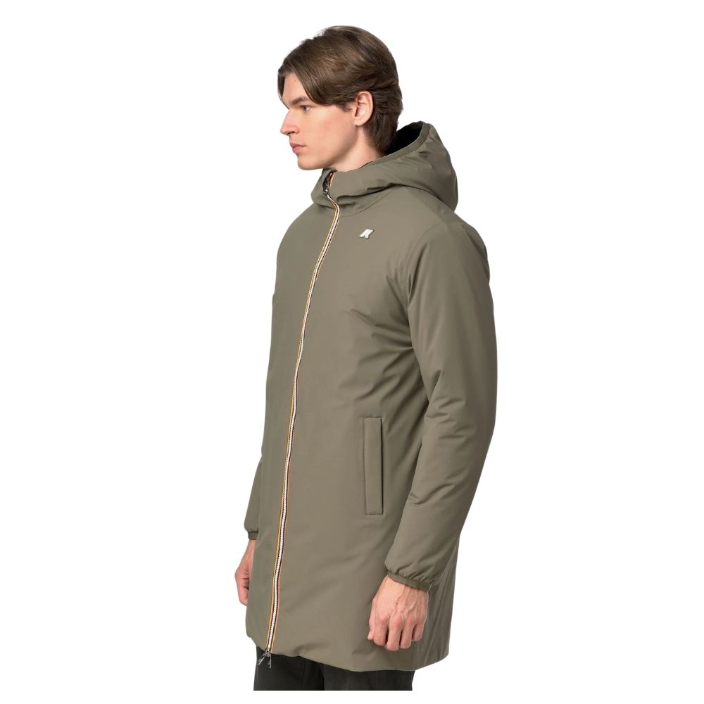 K-way veste longue jacob army blue mixte chez sport aventure à Orange
