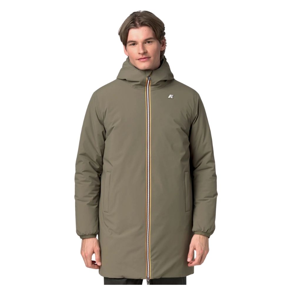 K-way veste longue jacob army blue mixte chez sport aventure à Orange